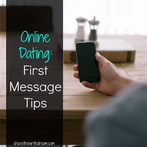 dating websites message tips